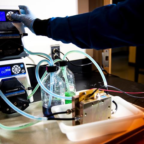 A redox flow battery