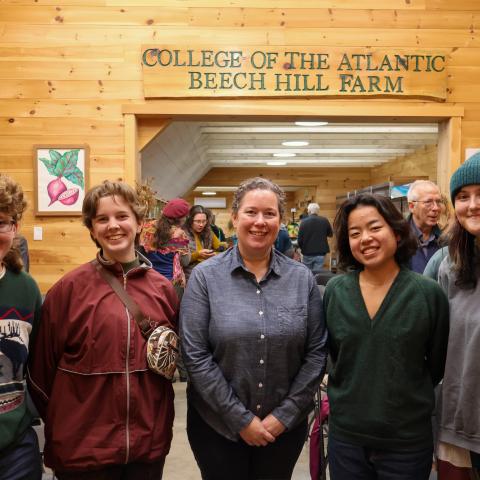 Sarah Alexander meets with COA students