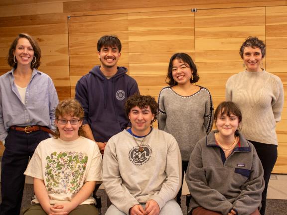 4.	A group of Thoreau Farm & Garden fellows, peer advisors, and program leaders.